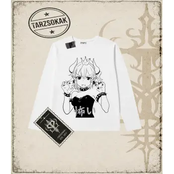 Hentai Anime Baskılı Long Sleeve