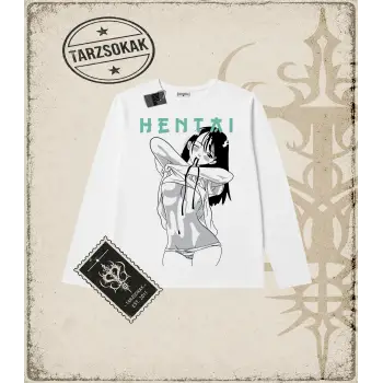 Hentai Anime Baskılı Long Sleeve