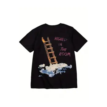Highest in The Room On Arka Baskılı Unisex Oversize