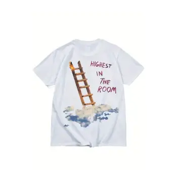 Highest in The Room On Arka Baskılı Unisex Oversize