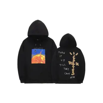 Highest Oversize Sweatshirt Hoodie Siyah