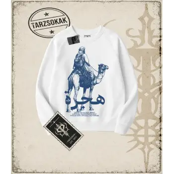 HIJRAH Oversize Unisex Bisiklet Yaka Sweatshirt