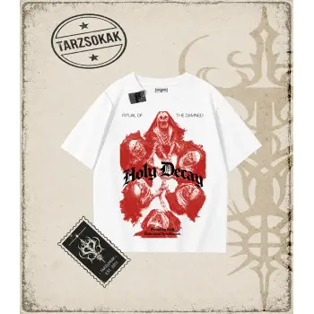 HOLY DECAY   Oversize Unisex Tişört