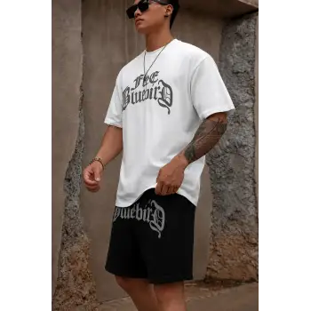 Hypemode Loose Fit Erkek Kısa Kollu Gömlek ve Şort Takım
