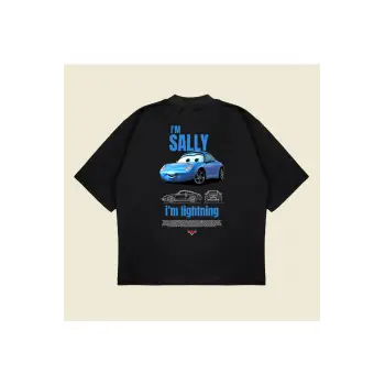 Im Sally Boxy Fit Oversize Unisex Tshirt – Baskılı Tişört |