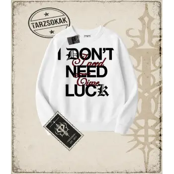 I NEED TIME Oversize Unisex Bisiklet Yaka Sweatshirt
