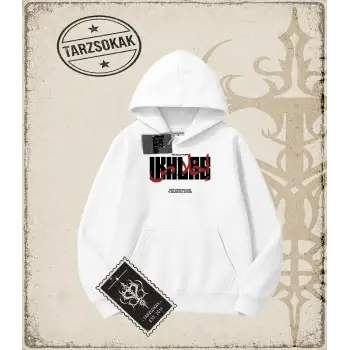 IKHLAS Oversize Unisex Kapşonlu Sweatshirt