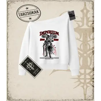 IMPERIUM Kadın Kayık Yaka Sweatshirt