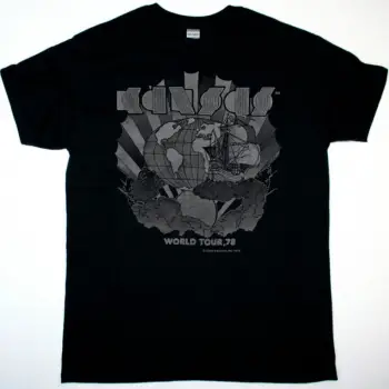 IN FLAMES LOGO NEW BLACK T-SHIRT ÖN BASKILI