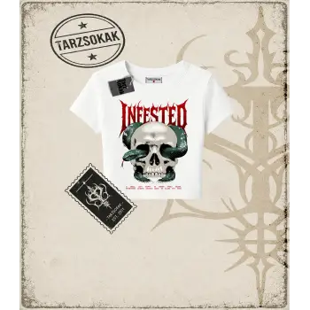 INFESTED Kadın Baby Tee