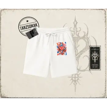 Kadın California Lobster Unisex Şort Beyaz