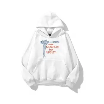 Kadın More Spaghetti Sweatshirt Beyaz