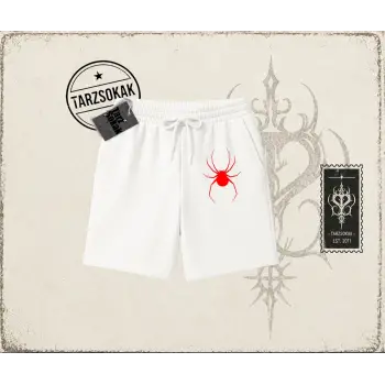 Kadın Red Spider Unisex Şort Beyaz