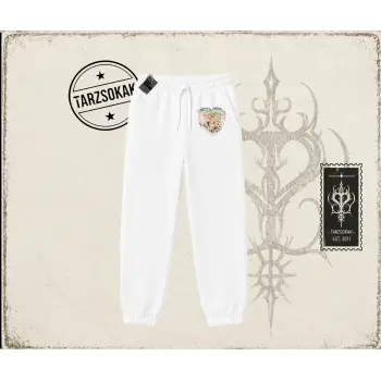 Kadın with Love and Devotion Unisex Jogger Eşofman Altı Beyaz