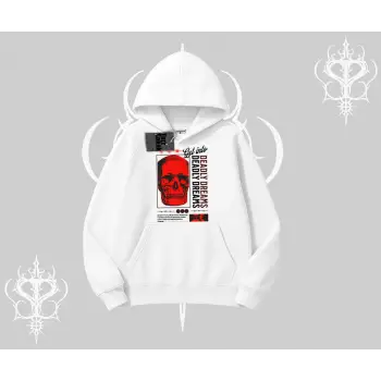 Kapşonlu Sweatshirt Deadly Dreams Skull Redcore Street Manifest