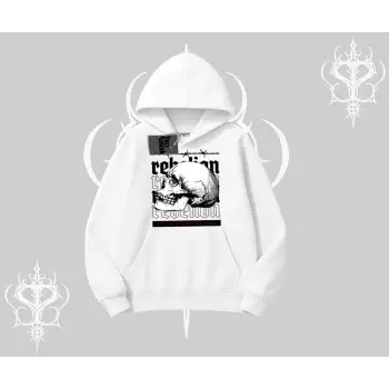Kapşonlu Sweatshirt Rebellion Skull Underground Street Legacy