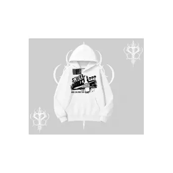 Kapşonlu Sweatshirt Skull Impact Bone Chilling Street Icon