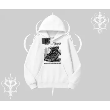 Kapşonlu Sweatshirt Throttle Therapy No Brakes Just Freedom