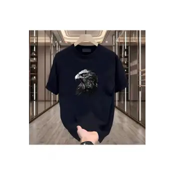 Kartalx Baskılı Siyah Erkek