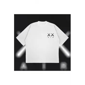Kaws X Aır Unisex Pamuklu Nefes Alan Kalın Kumaşlı