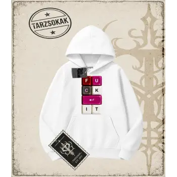 KEYCAP   Oversize Unisex Kapşonlu Sweatshirt