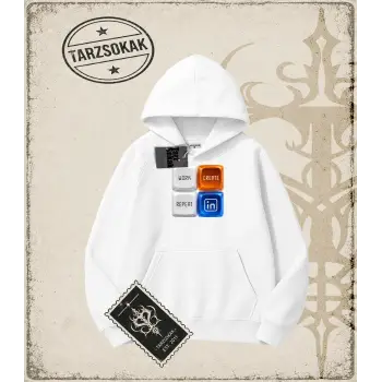KEYCAP   Oversize Unisex Kapşonlu Sweatshirt