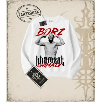 KHAMZAT Oversize Unisex Bisiklet Yaka Sweatshirt