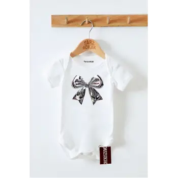 Kısa Kol Body Fiyonk desenli KODZıbın12