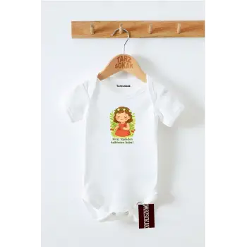 Kısa Kol Body KİRAZ TOPLADIM KALBİNDEN BABA KODZıbın31