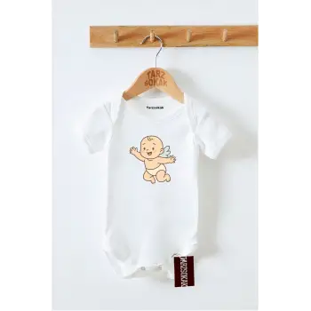 Kısa Kol Body MELEK DESENLİ KODZıbın28