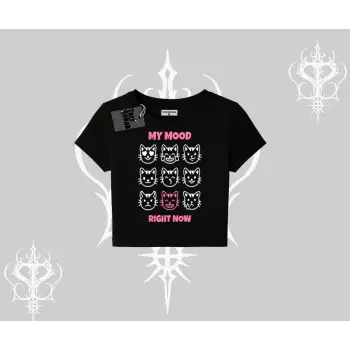 Kitti Sweet Mini Logo Baskılı Biskilet Sweatshirt