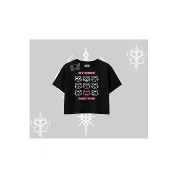 Kitti Sweet Mini Logo Baskılı Kapşonlu Sweatshirt