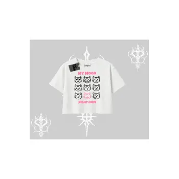 Kitti Sweet Mini Logo Baskılı Kapşonlu Sweatshirt