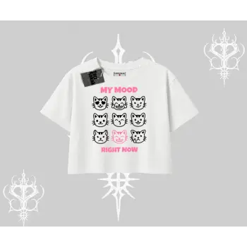 Kitti Sweet Mini Logo Baskılı Kapşonlu Sweatshirt