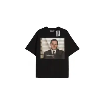 Kod Presss Unisex Siyah Dead Inside Michael Scott The Office T-shirt 345113tt