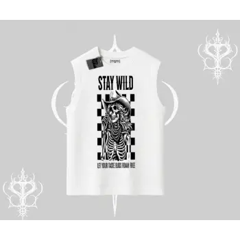 Kolsuz Tshirt Stay Wild Rock Spirit Urban Riot