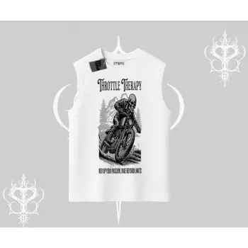 Kolsuz Tshirt Throttle Therapy No Brakes Just Freedom