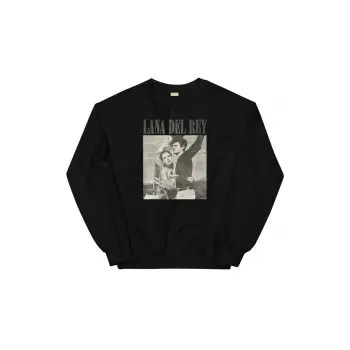 Lana Del Rey Sweatshirt Siyah