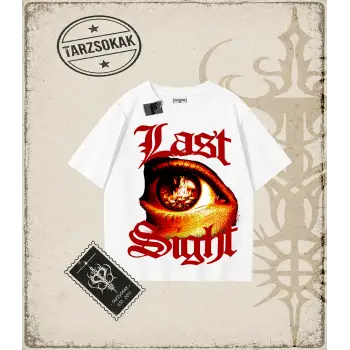 LAST SIGHT Oversize Unisex Tişört
