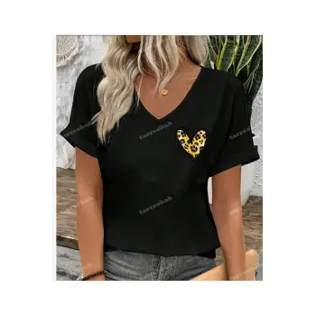 LEOPAR DESENLİ KALP TATLI TON