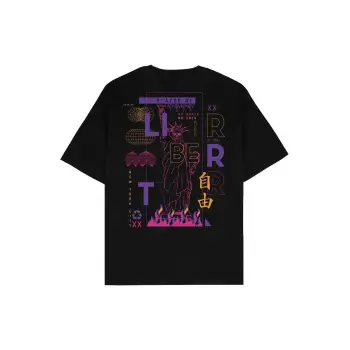 Liberta Siyah Oversize Unisex T-shirt