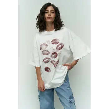 Lips Beyaz Oversize