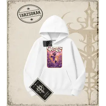 LOST TRIP Oversize Unisex Kapşonlu Sweatshirt