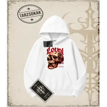 LOYAL Oversize Unisex Kapşonlu Sweatshirt