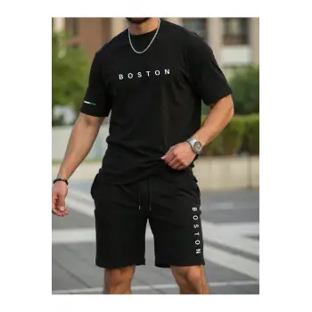 Manfinity Hypemode 2li Erkek Tişört Ve Şort Takımı