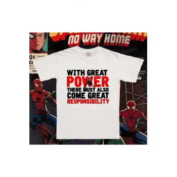 Marvel Spiderman No Way Home Great Power Tshirt