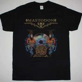 MASTODON COSMIC LEOPARD NEW BLACK T-SHIRT ÖN BASKILI