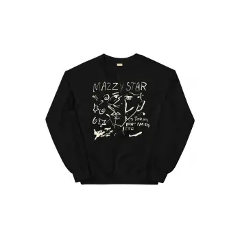 Mazzy Star Sweatshirt Siyah