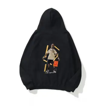 Mc Crew Cactus Jack Unisex Siyah Sweatshirt