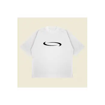 Mclaren Baskılı Oversize Unisex Pamuklu Nefes Alan Kalın Kumaşlı